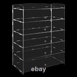 5 Tiers Acrylic Display Case Bakery Pastry Display Case Acrylic Display Box