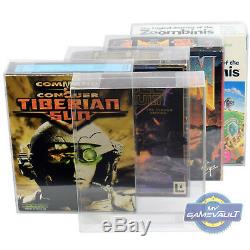 50 x PC Game BOX PROTECTORS Big Box Strong 0.5mm PLASTIC DISPLAY CASE (Type 3)