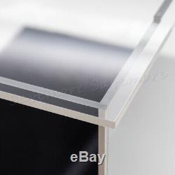 56cm L Acrylic Plastic Display Box Large Perspex Case Self-Assembly Dustproof