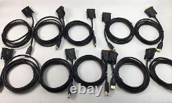57 cases of DVI to Display port cables 6ft 10 cables per box lot, DP to DVI New