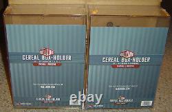 (6) Ballqube Cereal Box Display Case Holder Cube