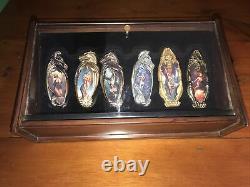 6 Fantasy KNIGHTSTONE COLLECTIONS Franklin Mint VALLEJO Knives Withdisplay Box