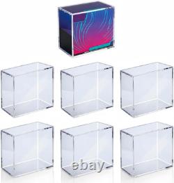 6 PCS ETB Protector Case, 5mm ETB Acrylic Display Case, Clear Ultra Acrylic Boxe