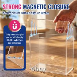6 PCS ETB Protector Case, 5mm ETB Acrylic Display Case, Clear Ultra Acrylic Boxe