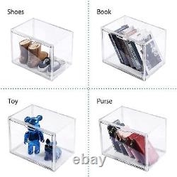 6PCS Clear Plastic Handbag Storage Organizer for Closet, Acrylic Display Case US