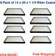 8 Pack of 14 x 20 x 1 1/4 Riker Display Cases Boxes for Collectibles Arrowheads