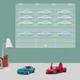 8 tiers Wall Mounted Acrylic Display Case 24 Compartments Clear Display Box