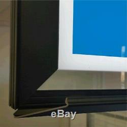 A1 / A2 Snap Frame LED Poster Display/ Menu Box (Illuminated Black Case)
