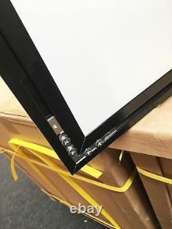 A1 Snap Frame Illuminated poster display case black LED menu box wholesale