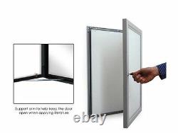 A1A2A3A4 Outdoor Lockable Display Case Box Poster Menu Holder Notice Board