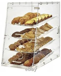 ADC-4 4-Tier Pastry Display Case, Acrylic, Clear, Medium