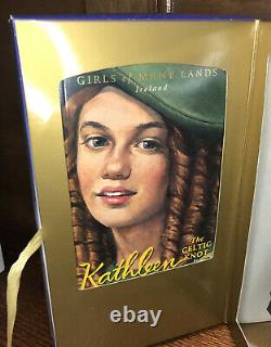 AMERICAN GIRL DOLLS of MANY LANDS 9 KATHLEEN of IRELAND withBox & DISPLAY CASE