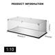 Acrylic Clear Display Box Stackable Storage Case with Mirror Base for Model Car