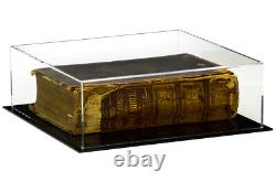 Acrylic Clear Display Case Medium Rectangle Box 12 x 12 x 4 (A030B-BDS)