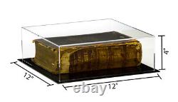 Acrylic Clear Display Case Medium Rectangle Box 12 x 12 x 4 (A030B-BDS)