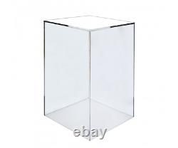 Acrylic Cube Riser 12 x 12 x 19 Displays Cases Collectibles Dolls 5s-121219