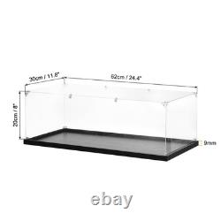 Acrylic Display Case, 11.8x24.4x8 Clear Display Box Assemble Dustproof