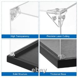 Acrylic Display Case, 11.8x24.4x8 Clear Display Box Assemble Dustproof