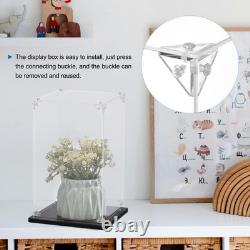 Acrylic Display Case, 11.8x24.4x8 Clear Display Box Assemble Dustproof