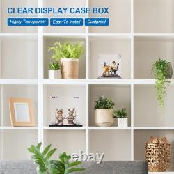 Acrylic Display Case, 11.8x24.4x8 Clear Display Box Assemble Dustproof
