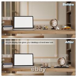 Acrylic Display Case, 11.8x24.4x8 Clear Display Box Assemble Dustproof