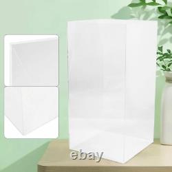 Acrylic Display Case (12 X 12 X 24 Inch), Tall Clear Plastic Box Dust Proof Acti
