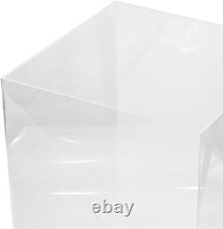 Acrylic Display Case (12 X 12 X 24 Inch), Tall Clear Plastic Box Dust Proof Acti