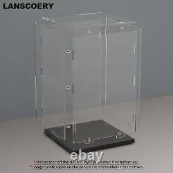 Acrylic Display Case, Assemble Large Showcase Display Box for Collectibles, with