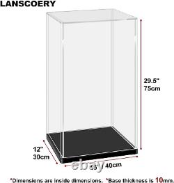 Acrylic Display Case, Assemble Large Showcase Display Box for Collectibles, with