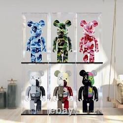 Acrylic Display Case Box For Bearbrick 1000% Action Figure Each