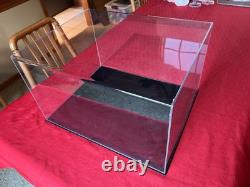 Acrylic Display Case Box, Storage Showcase With Black Base, 16.25X20.25X12, (9)