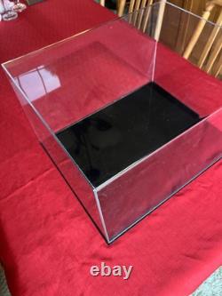 Acrylic Display Case Box, Storage Showcase With Black Base, 16.25X20.25X12, (9)