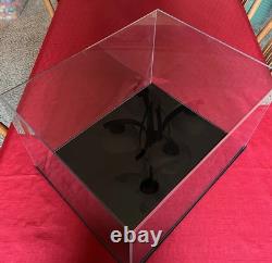 Acrylic Display Case Box, Storage Showcase With Black Base, 16.25X20.25X12, (9)