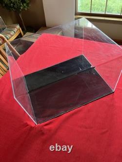 Acrylic Display Case Box, Storage Showcase With Black Base, 16.25X20.25X12, (9)