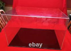 Acrylic Display Case Box, Storage Showcase With Black Base, 16.25X20.25X12, (9)