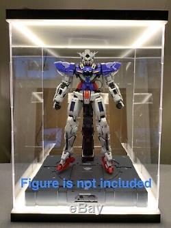 Acrylic Display Case LED Light Box for 12 1/6th Scale Hot Toys Gundam Figures