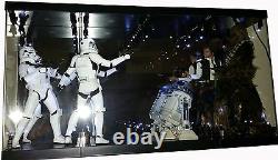 Acrylic Display Case LED Light Box for 12 1/6th Scale Hot Toys STAR WARS Figure