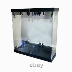 Acrylic Display Case LED Light Box for TWO Silkstone Barbie Collection Doll 2018