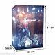 Acrylic Display Case Light Box for 18 1/4 Scale Terminator 2 T1000 T800 Figure