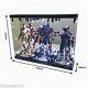 Acrylic Display Case Light Box for THREE 12 1/6 Scale Hot Toys Iron Man Figure