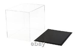Acrylic Display Case Medium Rectangle Box Clear 14.5 x 11 x 12 (A002-CDS)