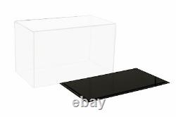 Acrylic Display Case Medium Rectangle Box Clear 15 x 8 x 9 (A013-CDS)
