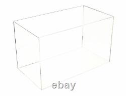 Acrylic Display Case Medium Rectangle Box -with Mirror 15 x 8 x 9(A013-MDS)
