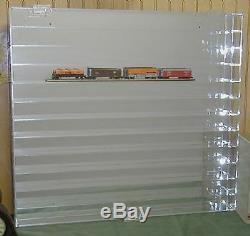 Acrylic Display Case N Model Train Holds 60 Made in USA New in Box