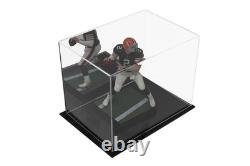Acrylic Display Case-Small Rectangle Box with Mirror 8.25 x 6 x 6.75 (A003-MDS)