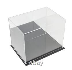 Acrylic Display Case-Small Rectangle Box with Mirror 8.25 x 6 x 6.75 (A003-MDS)