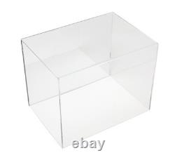 Acrylic Display Case-Small Rectangle Box with Mirror 8.25 x 6 x 6.75 (A003-MDS)