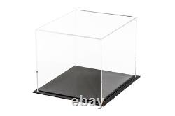 Acrylic Display Case-Small Square Box Clear 8.75 x 7.75 x 7 (A006-CDS)