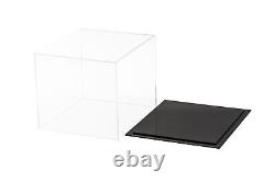 Acrylic Display Case-Small Square Box Clear 8.75 x 7.75 x 7 (A006-CDS)