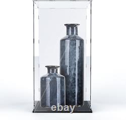 Acrylic Display Case for Large Collectibles, 29 Inch Tall Clear Acrylic Box